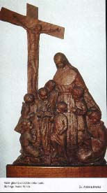 A. Ulman, sv. Anđela s djecom, reljef
